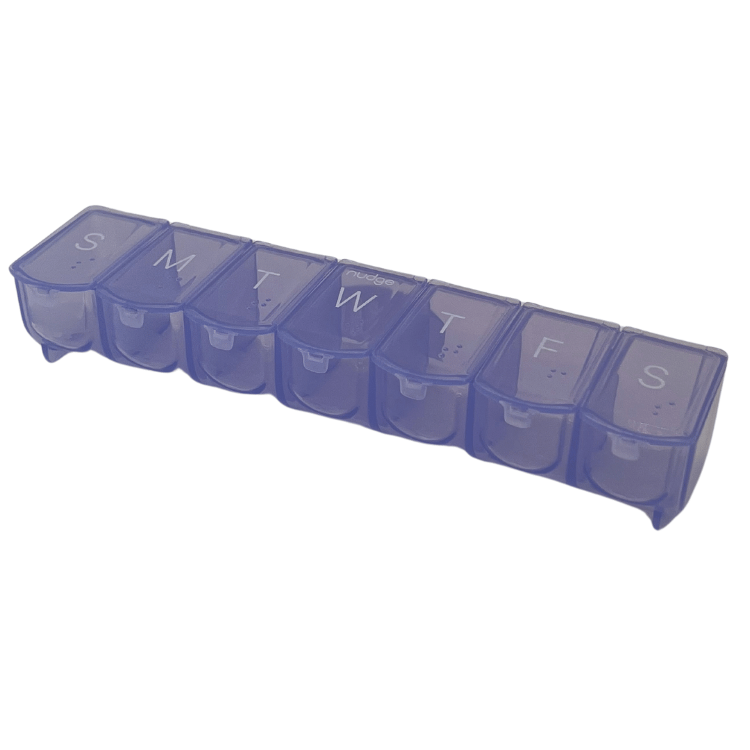 Nudge Weekly Medication Organizer & Stand